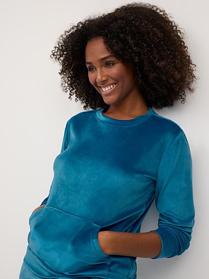 44.95 KI VELOUR PULLOVER