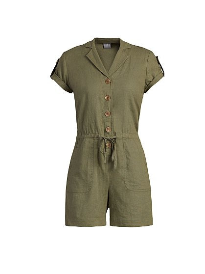 59.95 EASY LINEN ROMPER