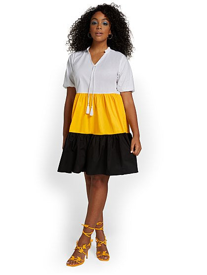 79.95 COLORBLCK DRESS