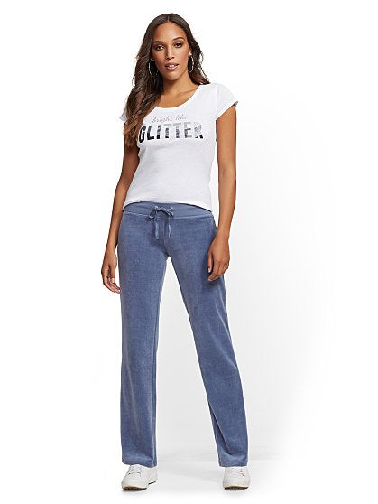 36.95 SOLID VELOUR PANT