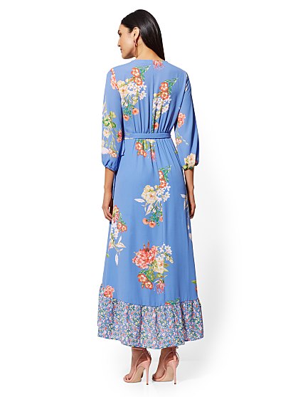 79.95 FLORAL MIX WRAP DRS