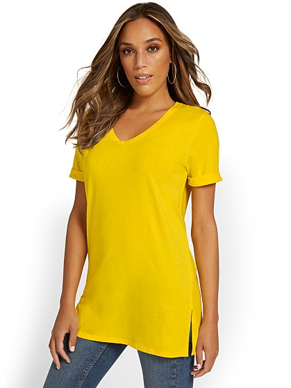 24.95 PERFECT VNECK TUNIC