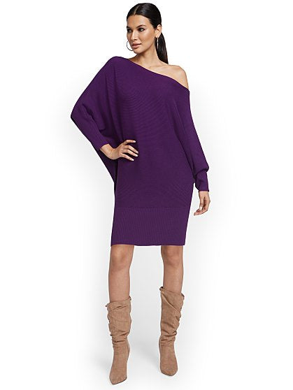 69.95 DOLMAN SWTER DRESS