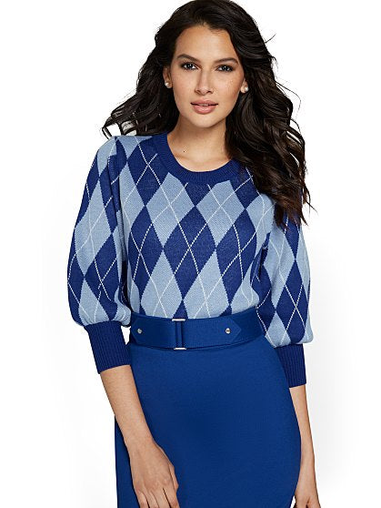 59.95 ARGYLE SWEATER