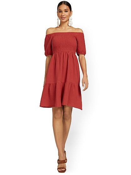 59.95 SMOCKED GAUZE OTS