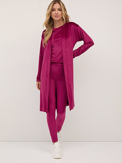 59.95 VELOUR CARDIGAN