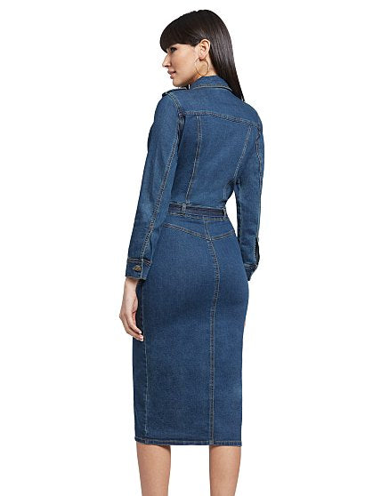 89.95 UTILITY SHIRT DRESS