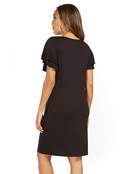 39.95 RUF SLV KNIT DRESS