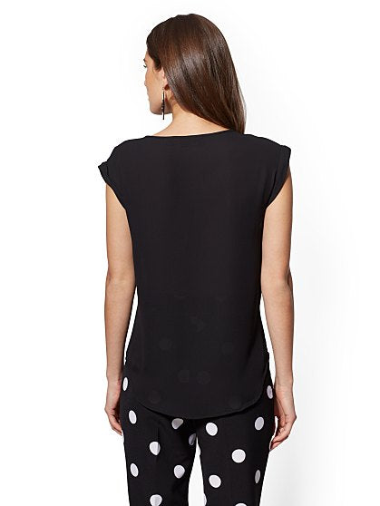36.95 T SPLITNECK BLOUSE