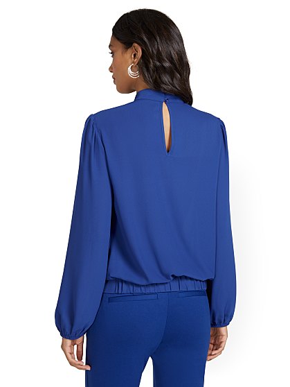 49.95 T SIDE BTTN BLOUSE