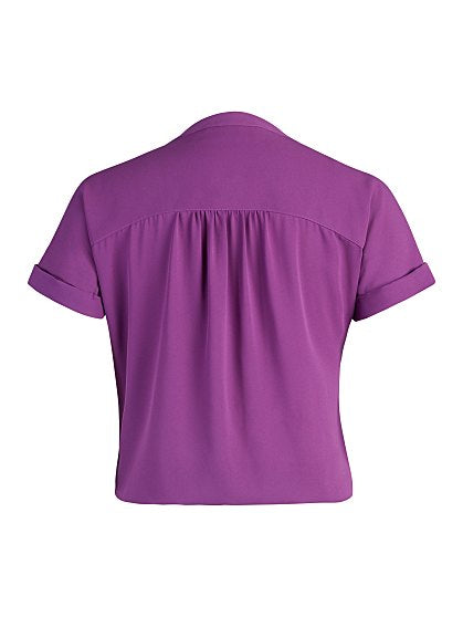 39.95 SS TIE FRONT SHIRT