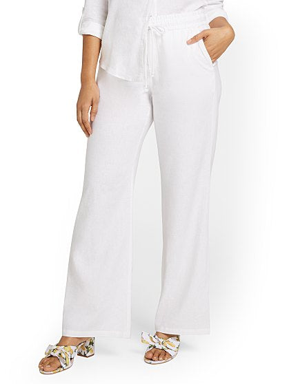 44.95 KI LINEN WIDE LEG T