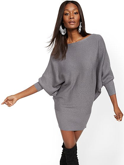 69.95 DOLMAN SWTER DRESS