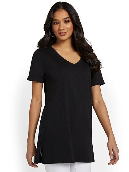 24.95 PERFECT VNECK TUNIC