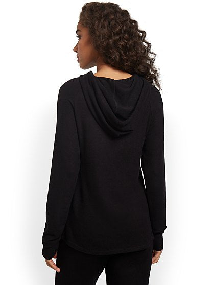 46.95 RAGLAN SNIT HOODIE