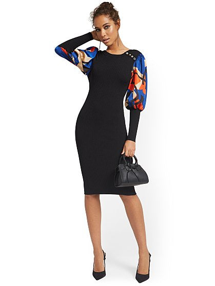 89.95 MIX MEDIA DRESS