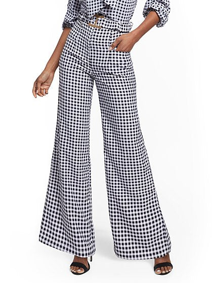 89.95 T GINGHAM PALAZZO
