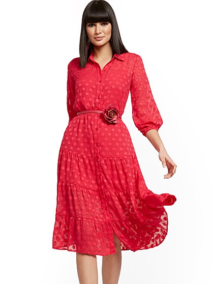 89.95 3/4 SLV SHIRT DRESS