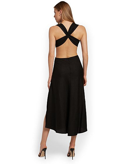78.00 SL FRONT KNOT MIDI