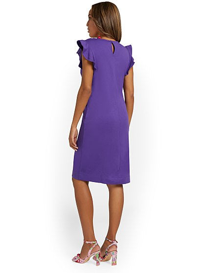 39.95 RUFFLE SLV SHIFT
