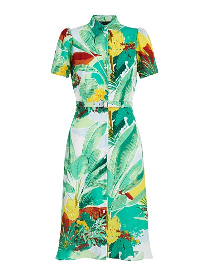 89.95 PRINTED SHIRTDRESS