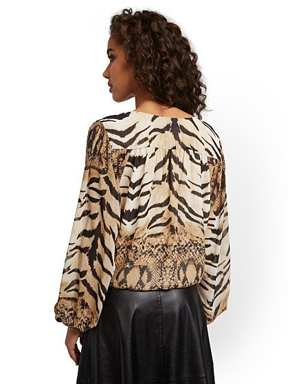 64.95 ZEBRA SNAKE TOP