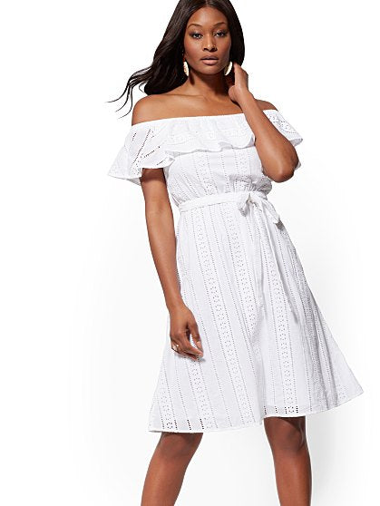 89.95 OFF SHLDR MIDI DRES