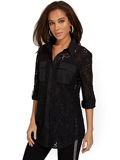 79.95 T CROCHET TUNIC