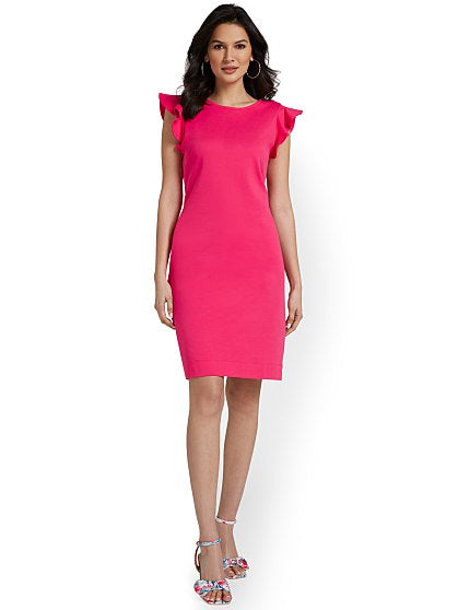 39.95 RUFFLE SLV SHIFT