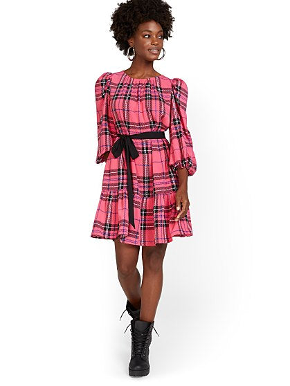 69.95 PLAID HOUSEDRESS