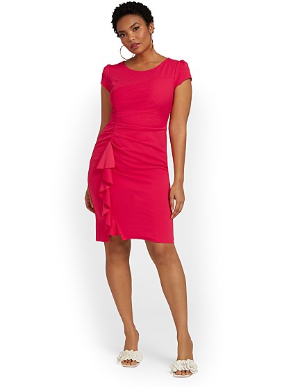 69.95 SIDE RUFFLE SHEATH