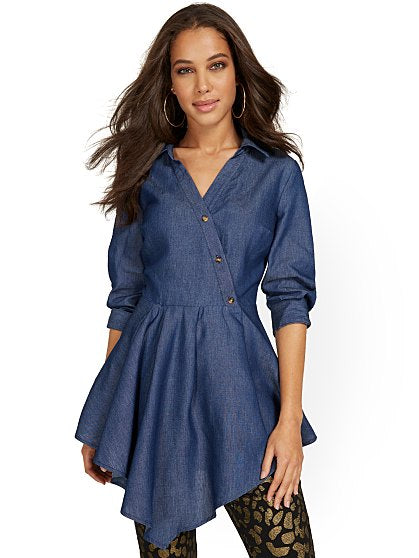 64.95 3/4 SLV ASYM POPLIN