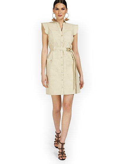 69.95 UTILITY SHIRTDRESS