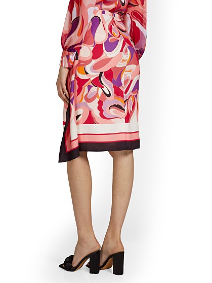 89.95 SIDE DRAPE SKIRT