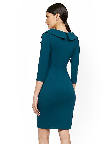 69.95 SHAWL COLLAR SHEATH