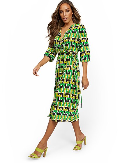 79.95 LINK WRAP DRESS