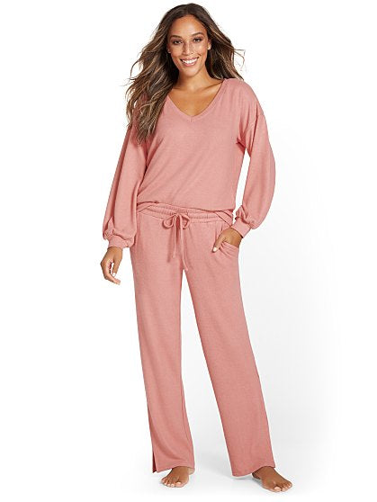 46.95 SNIT WIDE LEG PANT