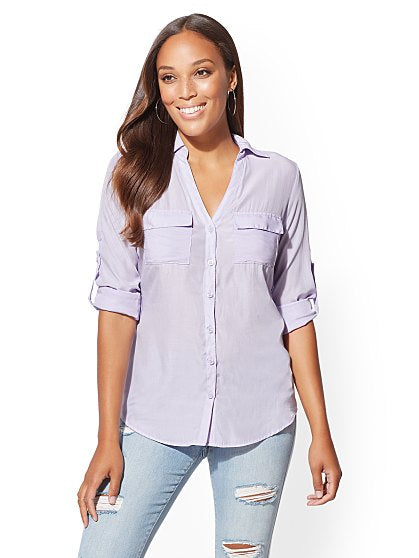 39.95 KATE SHIRT SOLID
