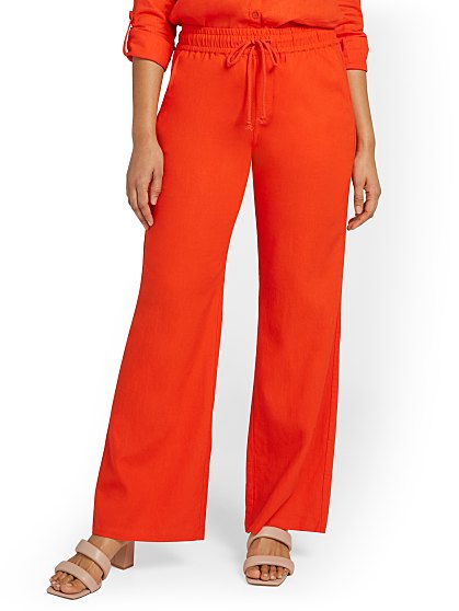44.95 KI LINEN WIDE LEG T