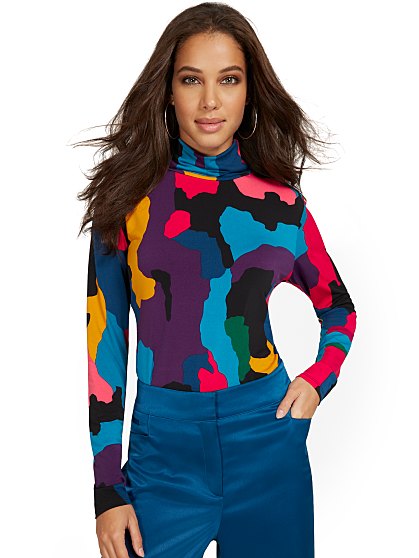 39.95 LS TURTLENECK STRPE