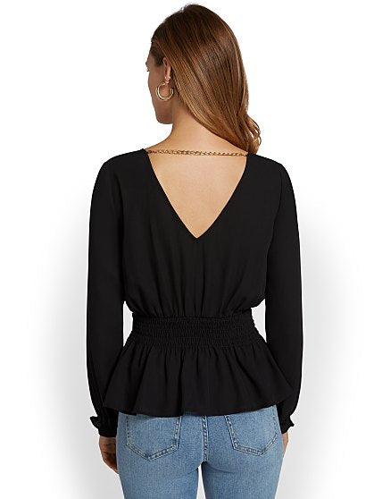 64.95 CHAIN OPEN BACK BL