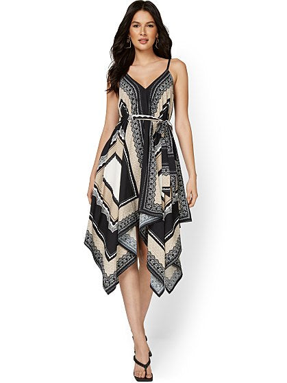 79.95 SCARF HEM DRESS