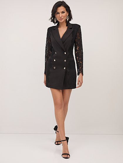 109.95 LACE BLAZER DRESS