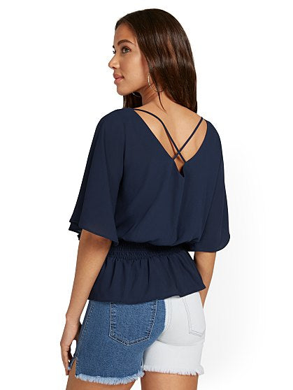 49.95 CRISS CROSS SMOCK