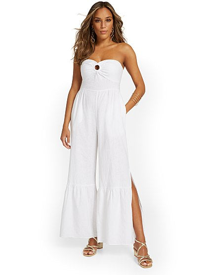 79.95 STRAPLESS JUMPSUIT