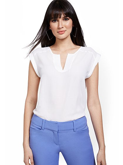 36.95 T SPLITNECK BLOUSE