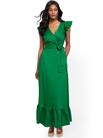 89.95 RUFFLE SLV MAXI