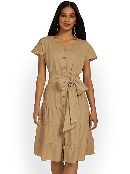 79.95 SPLIT NECK TIERED
