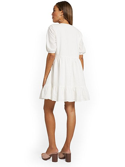 79.95 LACE INSET SHIFT