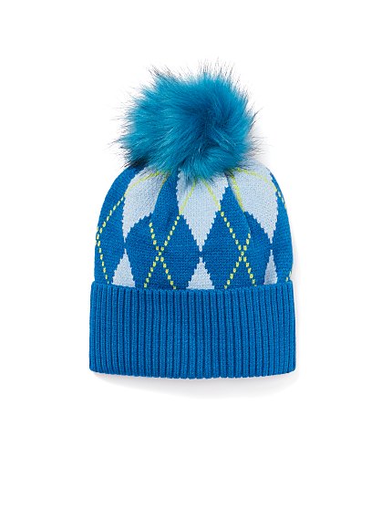 24.95 ARGLYE BEANIE W/POM